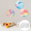 16Pcs Cake Decorating Training Tray Tool Foam Discs Craft Diy 7