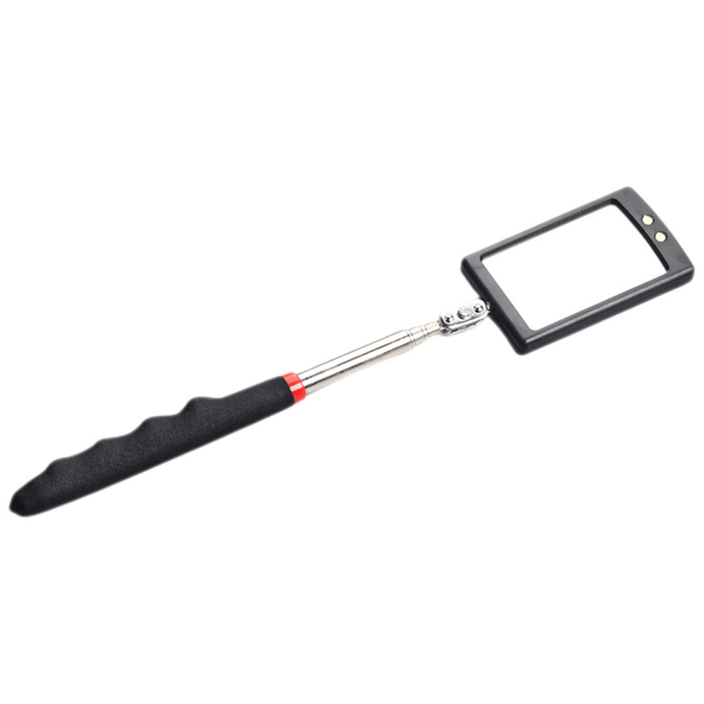Inspection Mirror Extendable Telescoping Lighted On A Stick 3321439656673