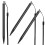 3Pcs Resistive Screen Stylus Pen With Spring Rope For Pos Navigator 11