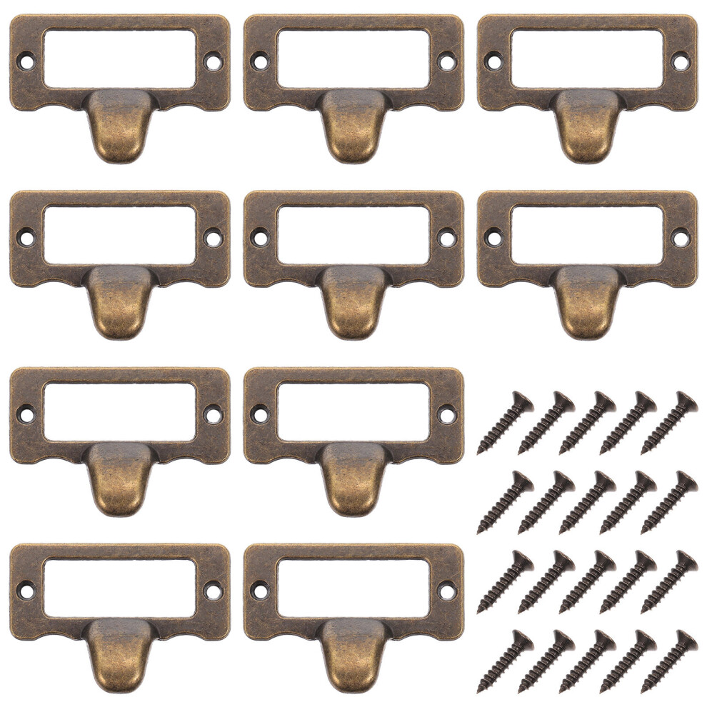 10Pcs Durable Label Pull Handle Antique Cabinet And Drawer Handle 3321641620905