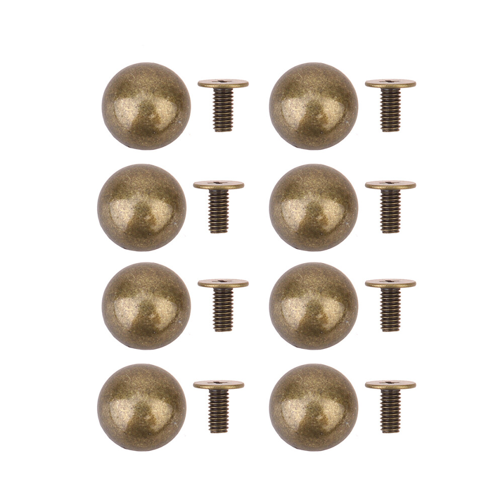 20Pcs Zinc Alloy Semicircular Rivet Screw For Punk Accessories 3321439661790
