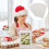 10Pcs Kraft Gift Boxes With Clear Window For Cookies Cakes Storage 7