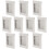 10Pcs Kraft Gift Boxes With Clear Window For Cookies Cakes Storage 5