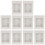 10Pcs Kraft Gift Boxes With Clear Window For Cookies Cakes Storage 6