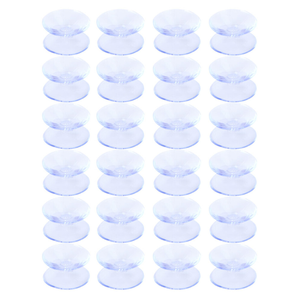 24Pcs Double Sided Suction Cups For Glass Tabletop Bumpers And Spacers 3321439690875