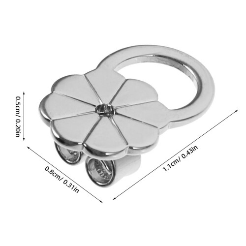 4pcs hypoallergenic adjustable flower earring backs for heavy earrings 1