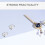 4pcs hypoallergenic adjustable flower earring backs for heavy earrings 9