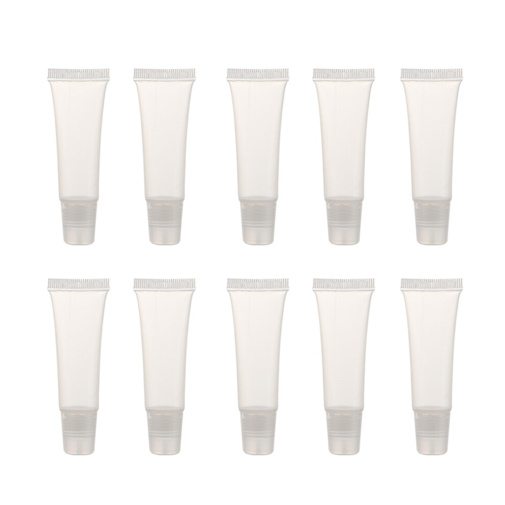 Totority Cream 20Pcs Empty Container Tubes For Lip Gloss Balm Sun Protection