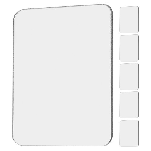 6Pcs Acrylic Mirror Sticker For Smartphone Case Self Adhesive Decal
