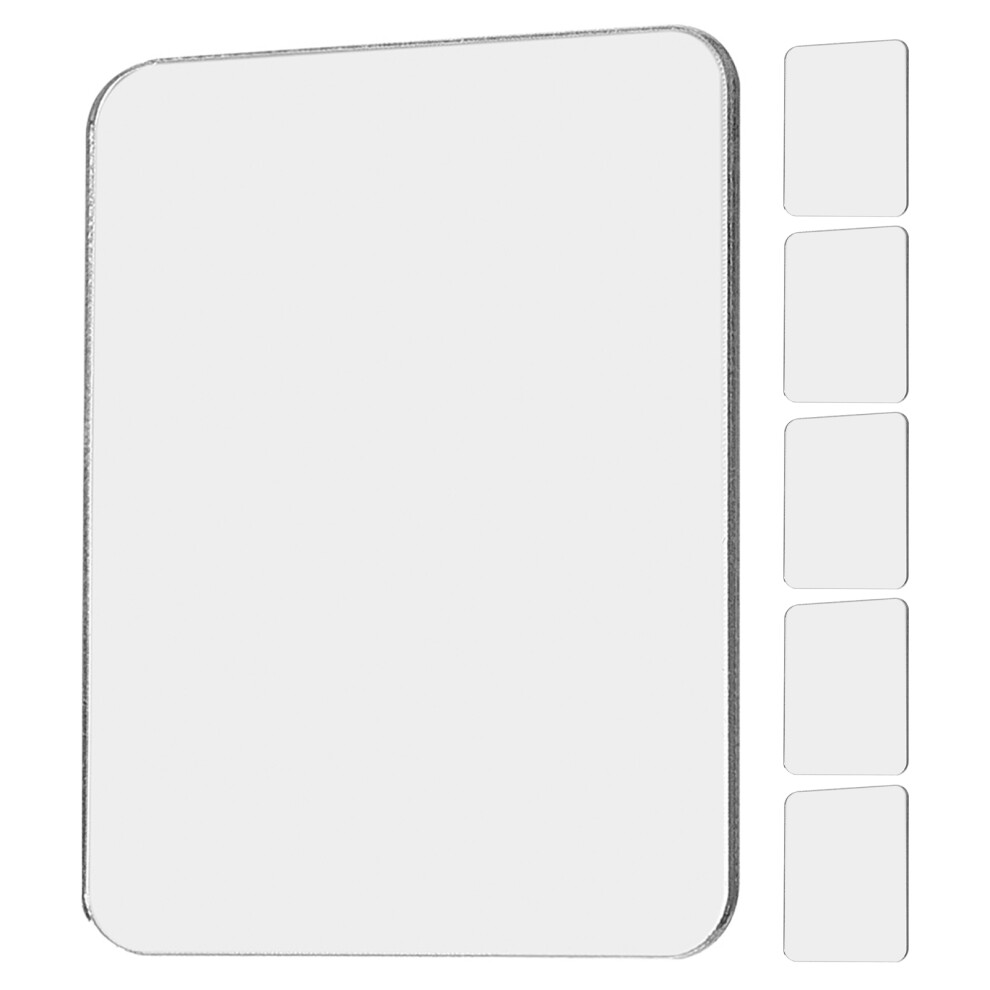 6Pcs Acrylic Mirror Sticker For Smartphone Case Self Adhesive Decal 3321770153220
