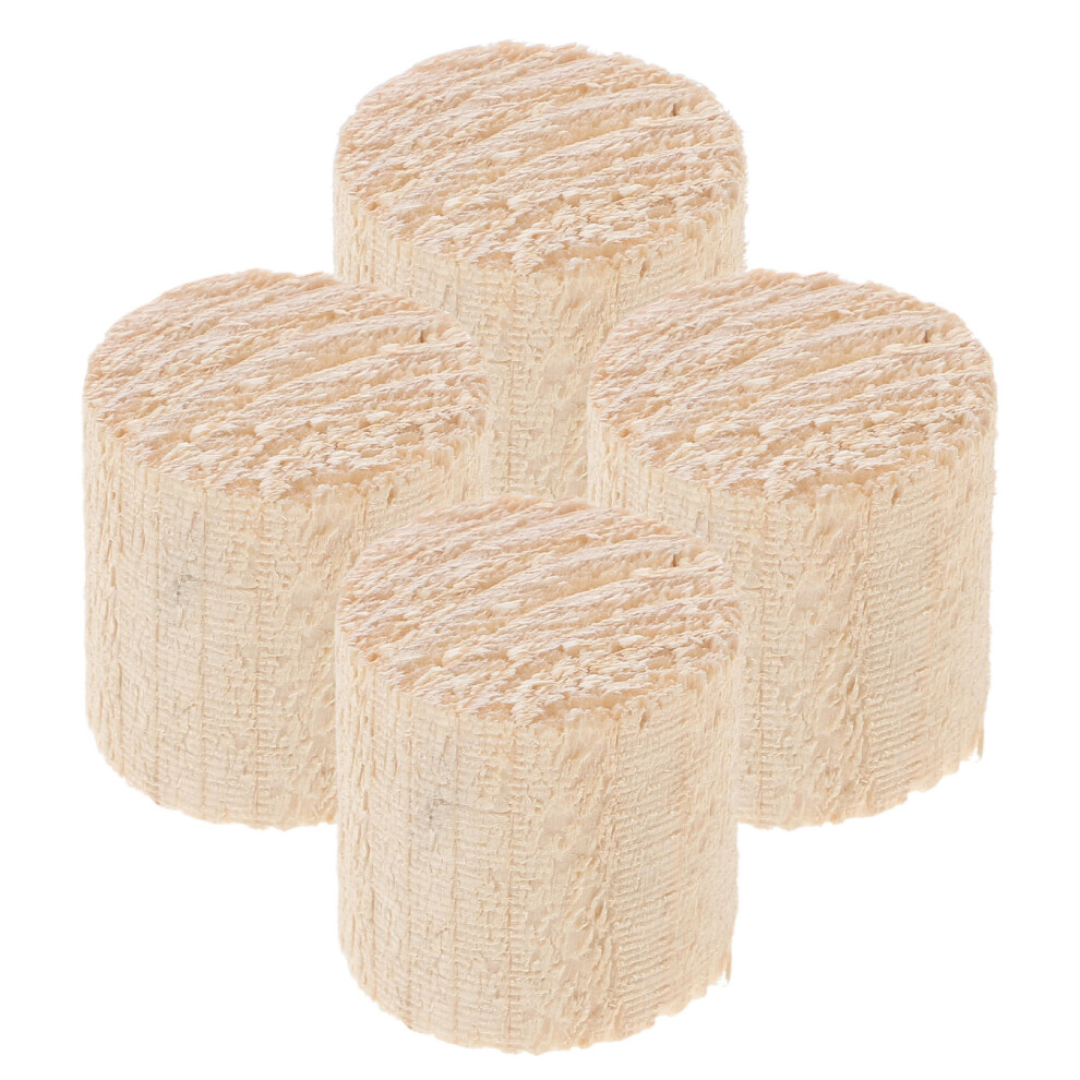 4Pcs Khaki Wood Furniture Risers Heavy-Duty Pads For Sofa Bed Chair 3321641690588