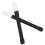 Pair Jazz Drum Brushes Retractable Telescopic Drumsticks Black White 1