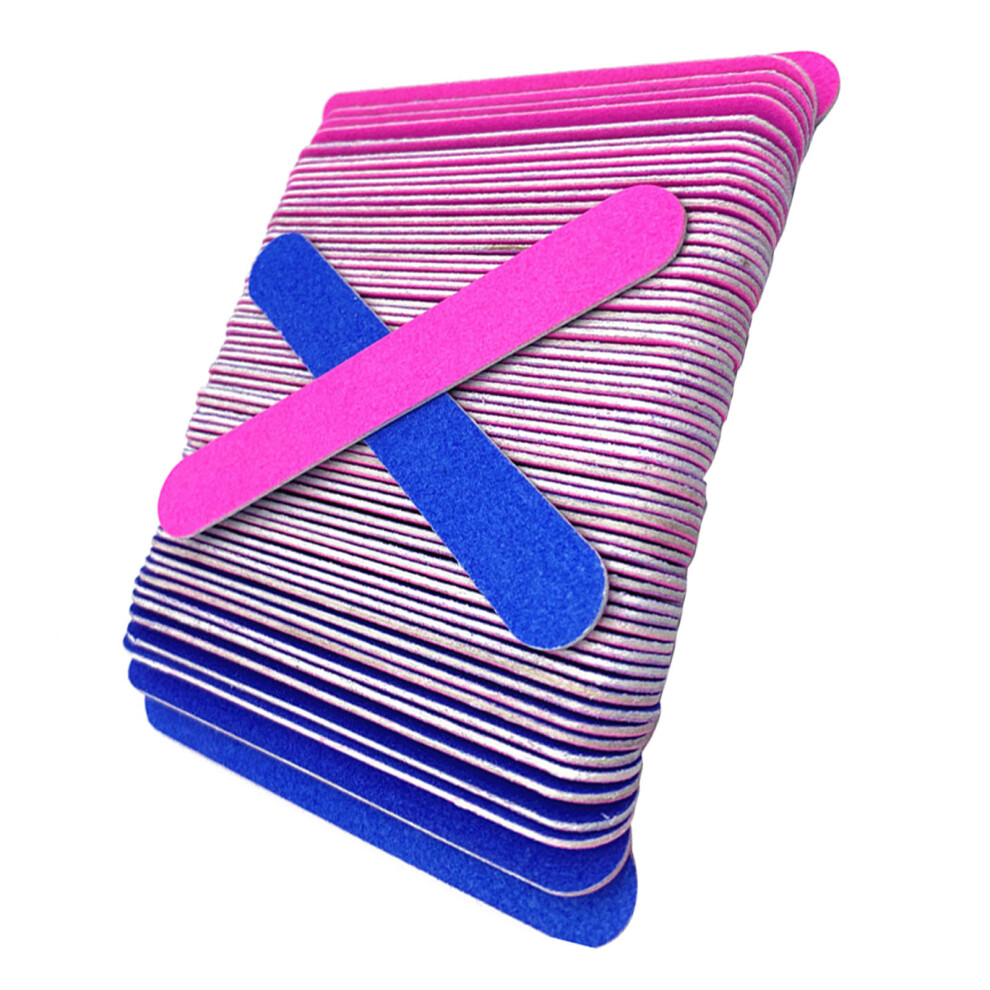 Totority 100Pcs 8Cm Double Sided Nail Files For Women Nail Art Grinding Tool