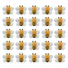 25Pcs Bee Shape Push Pins Multi Function Thumb Tacks Map Accessory