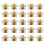 25Pcs Bee Shape Push Pins Multi Function Thumb Tacks Map Accessory 1
