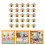25Pcs Bee Shape Push Pins Multi Function Thumb Tacks Map Accessory 9