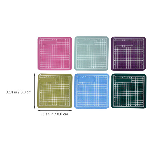 6Pcs Diy Art Cutting Mats Engraving Board Mini Accessories 1
