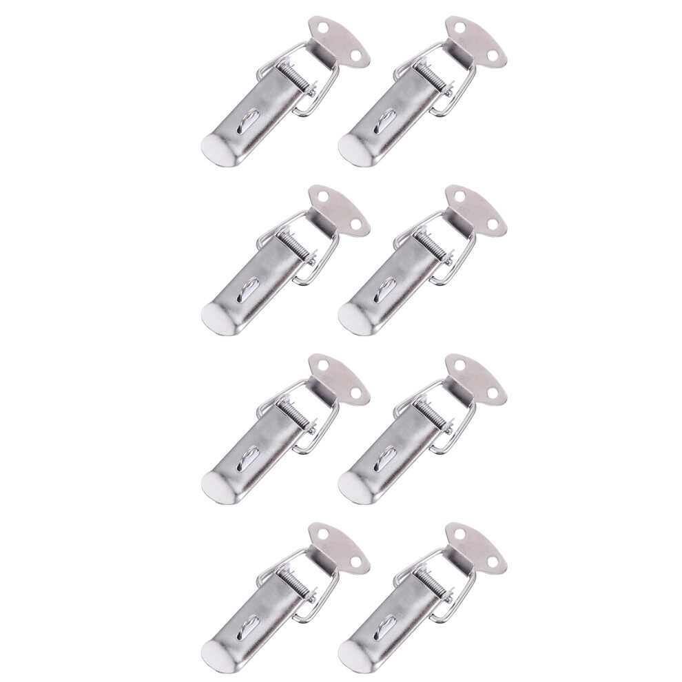 8Pcs Spring Loaded Cabinet Locks Toggle Hasps For Wooden Boxes 3321439667297