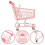 Shopping Cart Set Grocery Basket 4