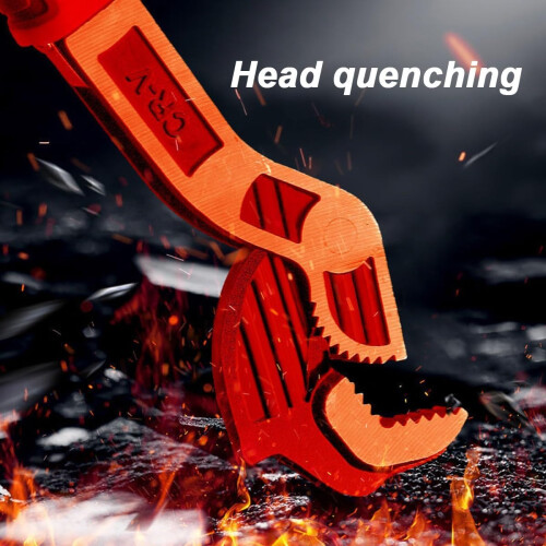 Self-Locking Pipe Wrench Industrial Grade Multifunctional 12-Inch Self-Adjusting Spanner Quick Power Grip 1