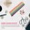 One Set Origami Star Paper Strips With Bottle For 8
