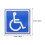6 Sheets Disabled Parking Sign Wheelchair Stickers 3