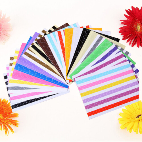 30 Sheets Self-Adhesive PVC Mounting Corners For Scrapbooking Album 1