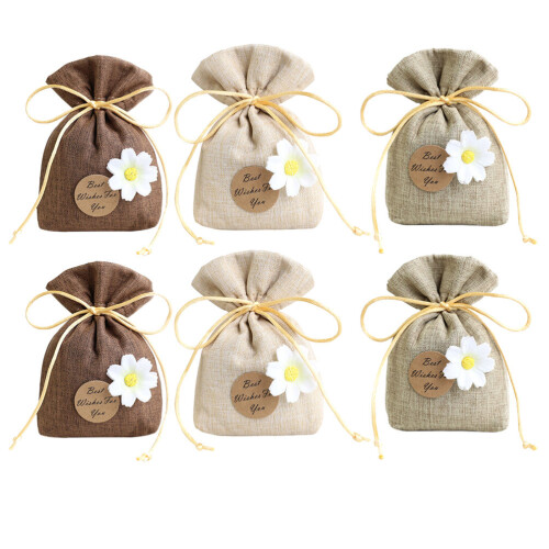 6 pcs empty lavender sachet bags for home car wardrobe use