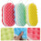 3Pcs Bath Sponge Body Scrubber With Hanging Rope For Shower 5