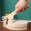 1Pc Wooden Dumpling Presser Tool For Home Use (Log Color) 6