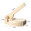 1Pc Wooden Dumpling Presser Tool For Home Use (Log Color) 8
