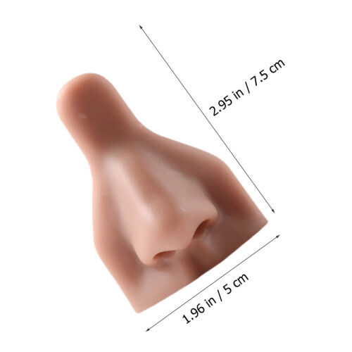 Multi-Use Piercing Practice Nose Face Model Training Fake Face 2