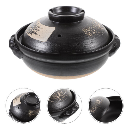 1Pc Ceramic Stew Pot Stockpot For Home Use Assorted Colors 2