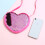 3Pcs Set Heart Shape Sequins Purse For Kids 4