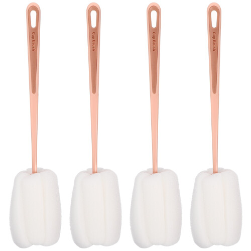 4pcs long handle cup bottle cleaning brushes cleaning tools