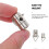2 Pcs Guitar Strap Button Buckle Parts Banjo Security 8