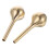 2Pcs Pure Copper Mini Desktop Vases With Thin Neck 1