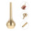 2Pcs Pure Copper Mini Desktop Vases With Thin Neck 3