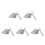 5Sets Manual Diamond Grinding Stone Sharpener for Chainsaw Silver Tool 10