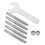 5Sets Manual Diamond Grinding Stone Sharpener for Chainsaw Silver Tool 3