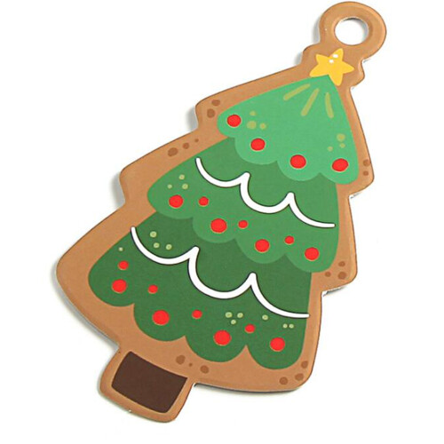 100 Pcs Hanging Paper Christmas Greeting Set 2