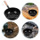 camping burner pot charcoal starter chimney with wooden handle 9