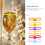 24 marcatori silicone rotondi per feste hawaiane 9