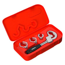 Handed Wrench Set Car Repair Ratchet Variable For Water Pipe Plumbing Bathroom Yard