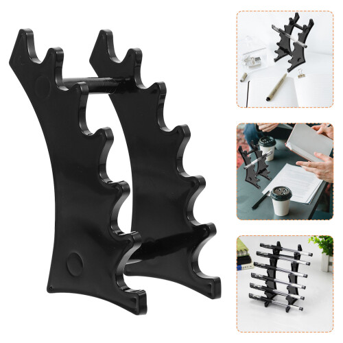 3St Stijlvolle Plastic Pennendisplay Voor Office En Student 2