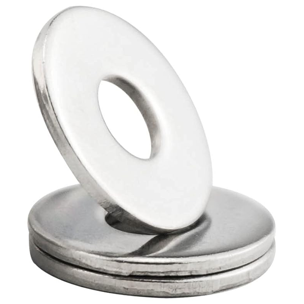 (2, M10) Penny Washers A2 Stainless Steel - Large Flat Mudguard Repair Fender Washers Din 9021 5056826611888