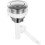 Toilet Water Tank Button Electroplating Single Flush Valve 7