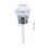 Toilet Water Tank Button Electroplating Single Flush Valve 2