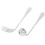 1 Set Angled Fork Spoon Lightweight Ergonomic Eating Utensil 11