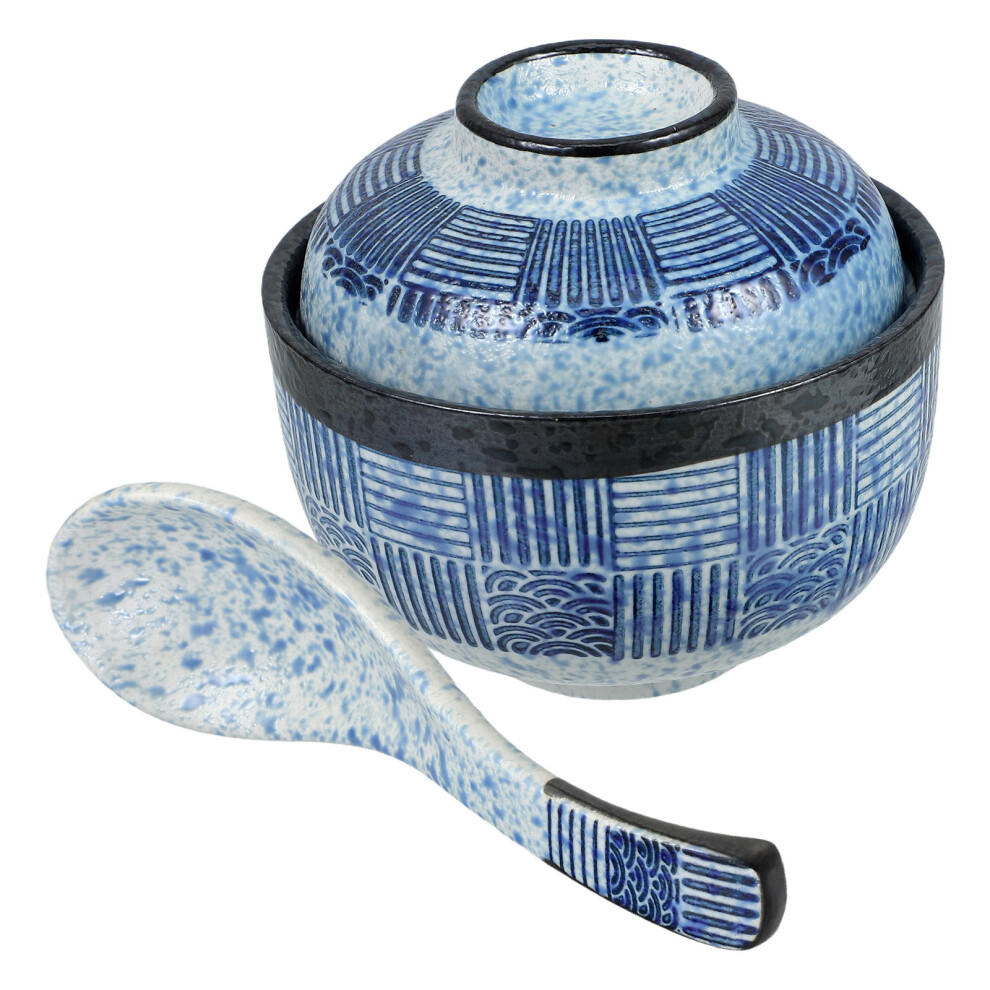 1 Set Japanese Ceramic Miso Soup And Rice Bowl For Home Restaurant-image-OPC-PKTKYCH-NEW